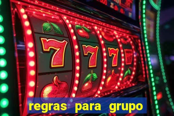 regras para grupo de futebol no whatsapp